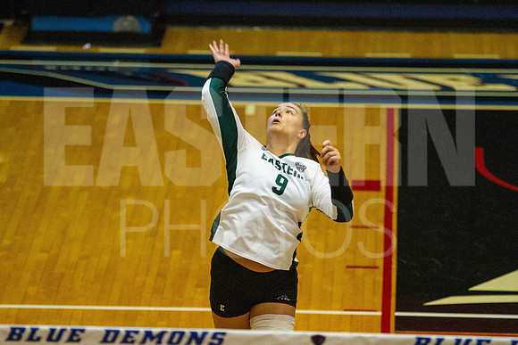 Eastern Michigan University Volleyball compete at the DePaul Invitational vs St Louis University. August 9, 2022