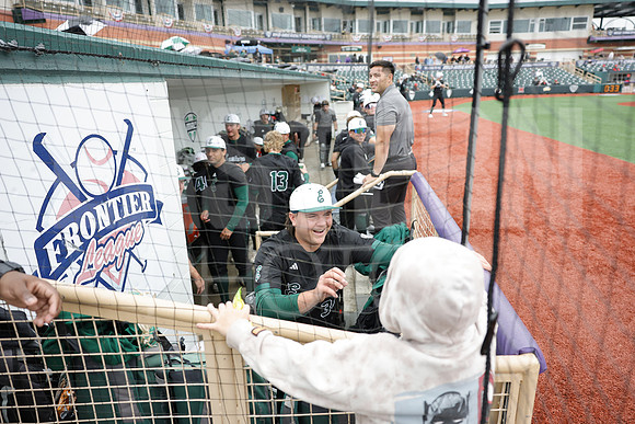 The Eastern Michigan University baseball team compete in the first game of the 2025 MAC Baseball Tournament in Avon, OH on May 21, 2025,  (Photo by:Walt Middleton Photography)