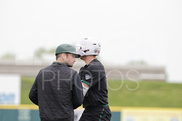 The Eastern Michigan University baseball team compete in the first game of the 2025 MAC Baseball Tournament in Avon, OH on May 21, 2025,  (Photo by:Walt Middleton Photography)