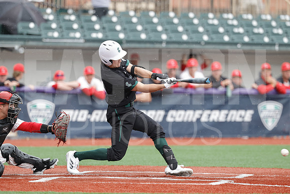 The Eastern Michigan University baseball team compete in the first game of the 2025 MAC Baseball Tournament in Avon, OH on May 21, 2025,  (Photo by:Walt Middleton Photography)