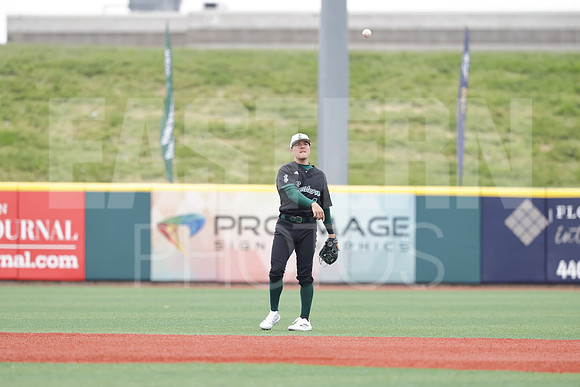 The Eastern Michigan University baseball team compete in the first game of the 2025 MAC Baseball Tournament in Avon, OH on May 21, 2025,  (Photo by:Walt Middleton Photography)