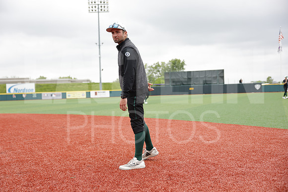 The Eastern Michigan University baseball team compete in the first game of the 2025 MAC Baseball Tournament in Avon, OH on May 21, 2025,  (Photo by:Walt Middleton Photography)