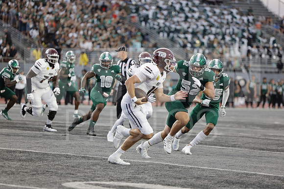 The Eastern Michigan football team defeats eastern Kentucky 42-34 in their home opener. Ypisilanti, 2022. (Photoby; Walt Middleton)