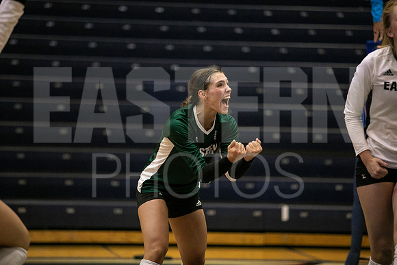 Eastern Michigan University Volleyball compete at the DePaul Invitational vs St Louis University. August 9, 2022