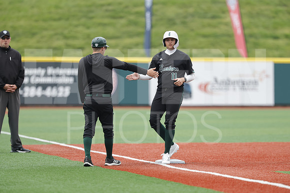 The Eastern Michigan University baseball team compete in the first game of the 2025 MAC Baseball Tournament in Avon, OH on May 21, 2025,  (Photo by:Walt Middleton Photography)