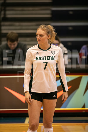 Eastern Michigan University Volleyball compete at the DePaul Invitational vs St Louis University. August 9, 2022