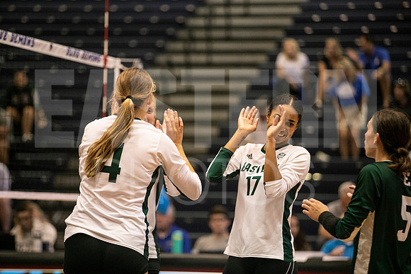 Eastern Michigan University Volleyball compete at the DePaul Invitational vs St Louis University. August 9, 2022