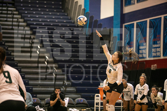Eastern Michigan University Volleyball compete at the DePaul Invitational vs St Louis University. August 9, 2022