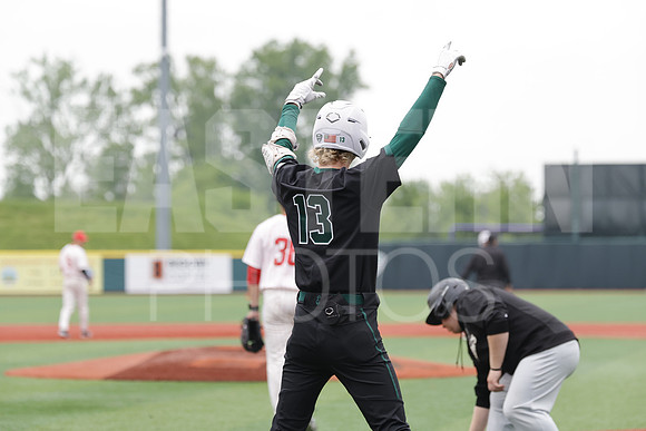 The Eastern Michigan University baseball team compete in the first game of the 2025 MAC Baseball Tournament in Avon, OH on May 21, 2025,  (Photo by:Walt Middleton Photography)