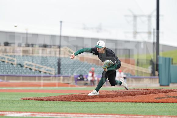 The Eastern Michigan University baseball team compete in the first game of the 2025 MAC Baseball Tournament in Avon, OH on May 21, 2025,  (Photo by:Walt Middleton Photography)