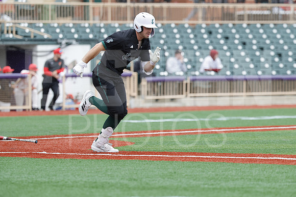 The Eastern Michigan University baseball team compete in the first game of the 2025 MAC Baseball Tournament in Avon, OH on May 21, 2025,  (Photo by:Walt Middleton Photography)