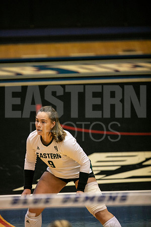 Eastern Michigan University Volleyball compete at the DePaul Invitational vs St Louis University. August 9, 2022