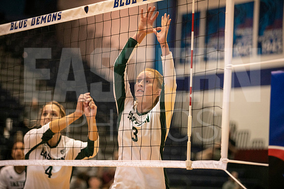 Eastern Michigan University Volleyball compete at the DePaul Invitational vs St Louis University. August 9, 2022