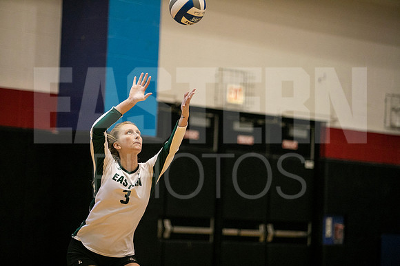 Eastern Michigan University Volleyball compete at the DePaul Invitational vs St Louis University. August 9, 2022