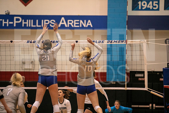 Eastern Michigan University Volleyball compete at the DePaul Invitational vs St Louis University. August 9, 2022