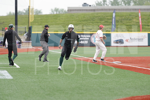 The Eastern Michigan University baseball team compete in the first game of the 2025 MAC Baseball Tournament in Avon, OH on May 21, 2025,  (Photo by:Walt Middleton Photography)
