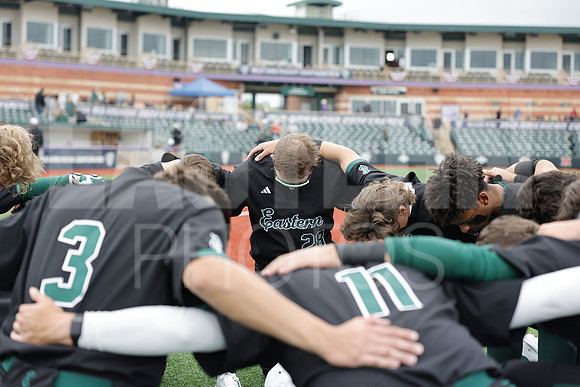 The Eastern Michigan University baseball team compete in the first game of the 2025 MAC Baseball Tournament in Avon, OH on May 21, 2025,  (Photo by:Walt Middleton Photography)