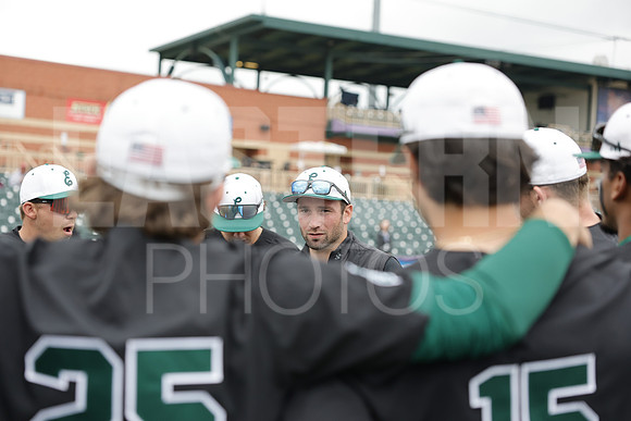 The Eastern Michigan University baseball team compete in the first game of the 2025 MAC Baseball Tournament in Avon, OH on May 21, 2025,  (Photo by:Walt Middleton Photography)