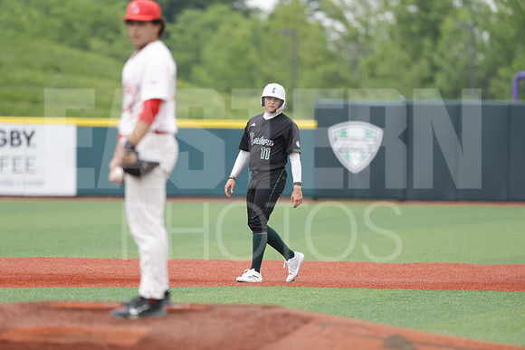 The Eastern Michigan University baseball team compete in the first game of the 2025 MAC Baseball Tournament in Avon, OH on May 21, 2025,  (Photo by:Walt Middleton Photography)
