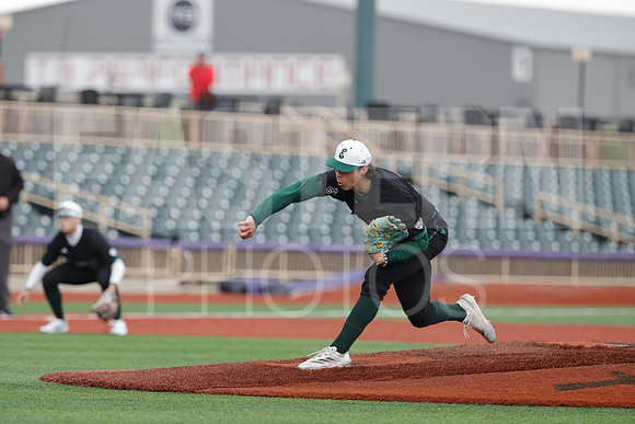 The Eastern Michigan University baseball team compete in the first game of the 2025 MAC Baseball Tournament in Avon, OH on May 21, 2025,  (Photo by:Walt Middleton Photography)