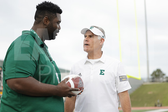 The Eastern Michigan football team defeats eastern Kentucky 42-34 in their home opener. Ypisilanti, 2022. (Photoby; Walt Middleton)