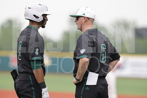 The Eastern Michigan University baseball team compete in the first game of the 2025 MAC Baseball Tournament in Avon, OH on May 21, 2025,  (Photo by:Walt Middleton Photography)