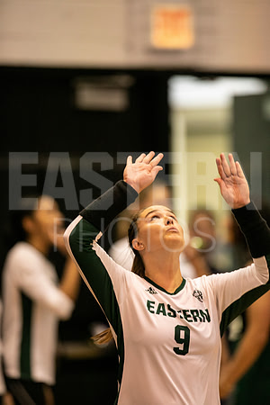 Eastern Michigan University Volleyball compete at the DePaul Invitational vs St Louis University. August 9, 2022