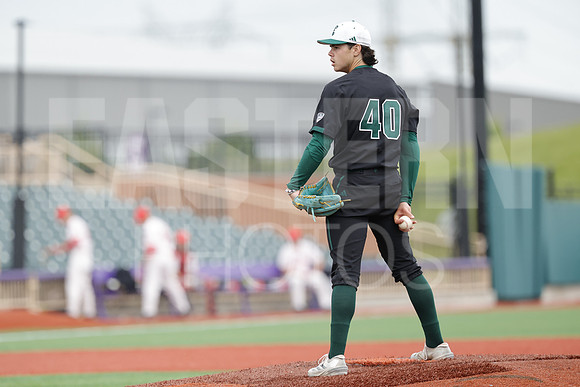 The Eastern Michigan University baseball team compete in the first game of the 2025 MAC Baseball Tournament in Avon, OH on May 21, 2025,  (Photo by:Walt Middleton Photography)