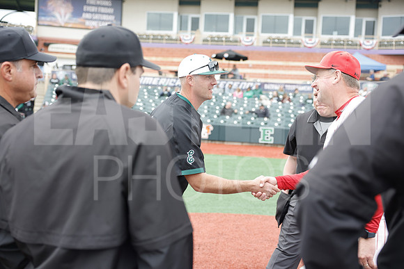 The Eastern Michigan University baseball team compete in the first game of the 2025 MAC Baseball Tournament in Avon, OH on May 21, 2025,  (Photo by:Walt Middleton Photography)