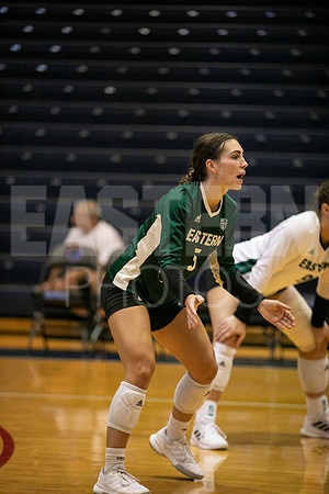 Eastern Michigan University Volleyball compete at the DePaul Invitational vs St Louis University. August 9, 2022