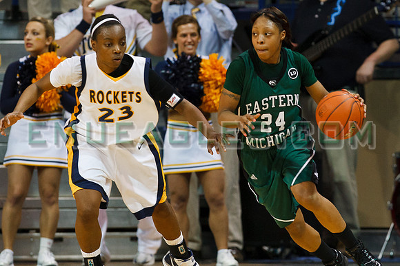 NCAA Women's Basketball 2011 - Feb 23 - Eastern Michigan at Toledo