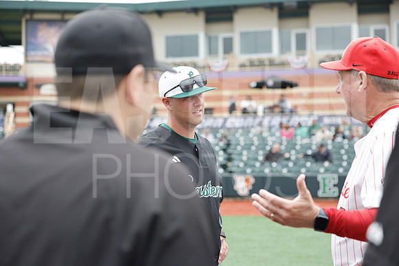 The Eastern Michigan University baseball team compete in the first game of the 2025 MAC Baseball Tournament in Avon, OH on May 21, 2025,  (Photo by:Walt Middleton Photography)