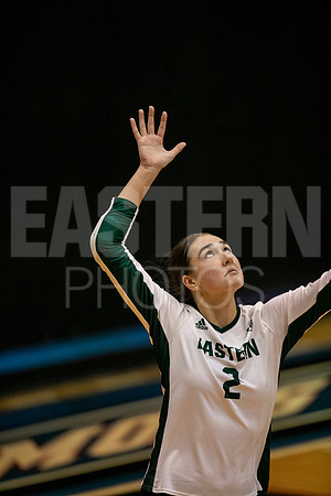 Eastern Michigan University Volleyball compete at the DePaul Invitational vs St Louis University. August 9, 2022