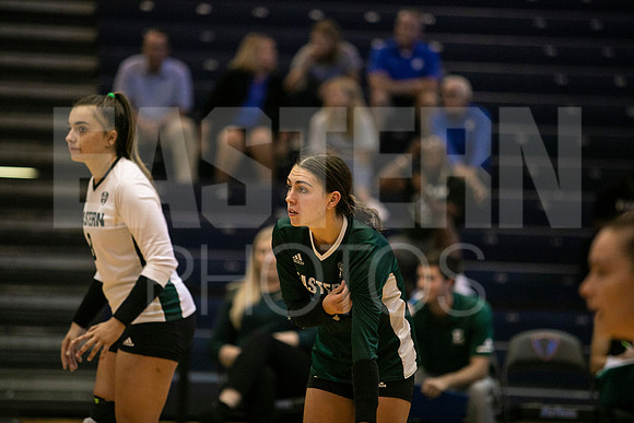 Eastern Michigan University Volleyball compete at the DePaul Invitational vs St Louis University. August 9, 2022
