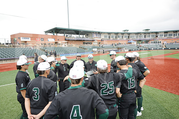 The Eastern Michigan University baseball team compete in the first game of the 2025 MAC Baseball Tournament in Avon, OH on May 21, 2025,  (Photo by:Walt Middleton Photography)