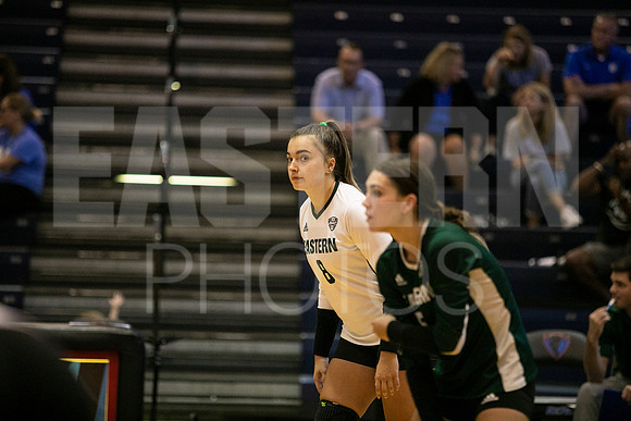 Eastern Michigan University Volleyball compete at the DePaul Invitational vs St Louis University. August 9, 2022