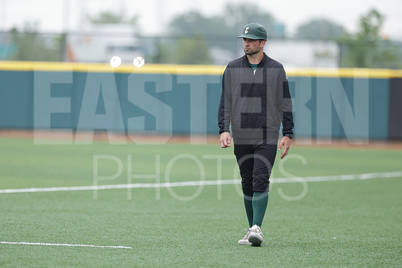 The Eastern Michigan University baseball team compete in the first game of the 2025 MAC Baseball Tournament in Avon, OH on May 21, 2025,  (Photo by:Walt Middleton Photography)