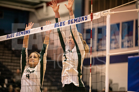 Eastern Michigan University Volleyball compete at the DePaul Invitational vs St Louis University. August 9, 2022