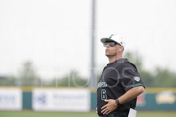 The Eastern Michigan University baseball team compete in the first game of the 2025 MAC Baseball Tournament in Avon, OH on May 21, 2025,  (Photo by:Walt Middleton Photography)