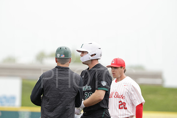 The Eastern Michigan University baseball team compete in the first game of the 2025 MAC Baseball Tournament in Avon, OH on May 21, 2025,  (Photo by:Walt Middleton Photography)