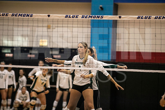 Eastern Michigan University Volleyball compete at the DePaul Invitational vs St Louis University. August 9, 2022
