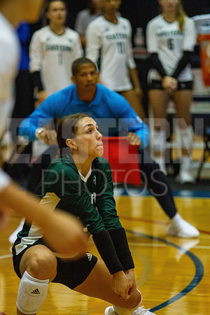 Eastern Michigan University Volleyball compete at the DePaul Invitational vs St Louis University. August 9, 2022