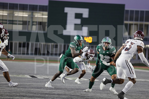 The Eastern Michigan football team defeats eastern Kentucky 42-34 in their home opener. Ypisilanti, 2022. (Photoby; Walt Middleton)