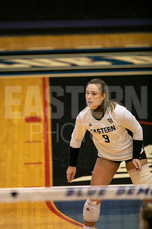 Eastern Michigan University Volleyball compete at the DePaul Invitational vs St Louis University. August 9, 2022