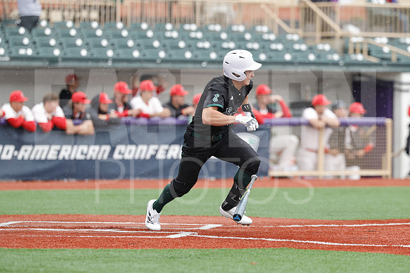 The Eastern Michigan University baseball team compete in the first game of the 2025 MAC Baseball Tournament in Avon, OH on May 21, 2025,  (Photo by:Walt Middleton Photography)