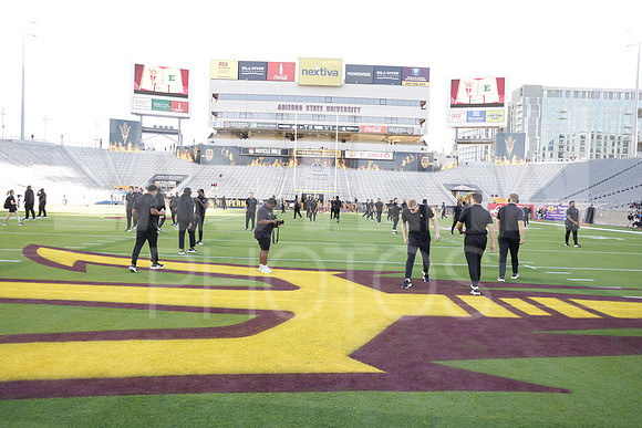 Eastern Michigan University football defeat Arizona State University 30-21 at Sun Devil Stadium, Tempe Arizona. September 17, 2022. (Photo by: Walt Middleton)