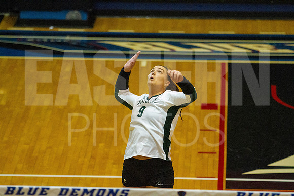 Eastern Michigan University Volleyball compete at the DePaul Invitational vs St Louis University. August 9, 2022