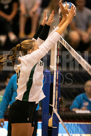 Eastern Michigan University Volleyball compete at the DePaul Invitational vs St Louis University. August 9, 2022