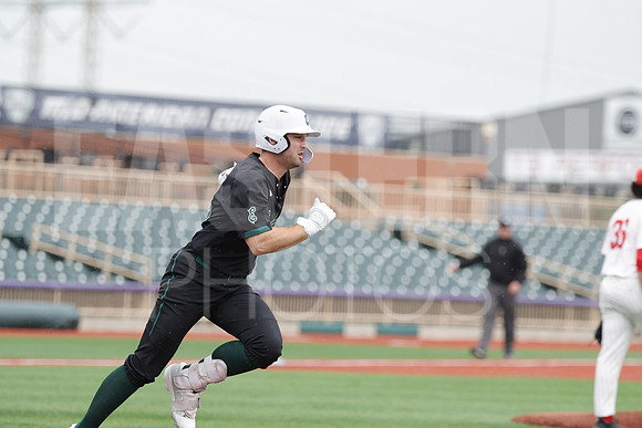 The Eastern Michigan University baseball team compete in the first game of the 2025 MAC Baseball Tournament in Avon, OH on May 21, 2025,  (Photo by:Walt Middleton Photography)