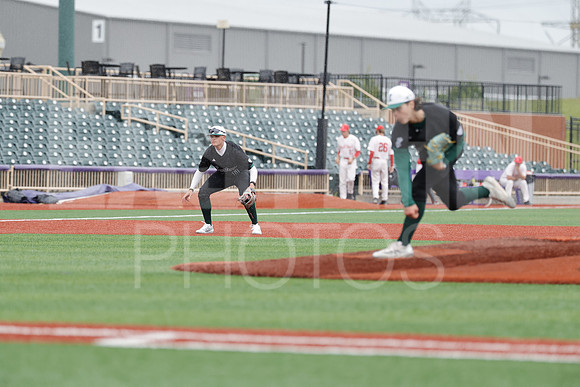 The Eastern Michigan University baseball team compete in the first game of the 2025 MAC Baseball Tournament in Avon, OH on May 21, 2025,  (Photo by:Walt Middleton Photography)